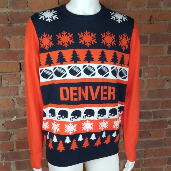 Champion Other - SALE 🎁Ugly Christmas sweater NWOT L Broncos